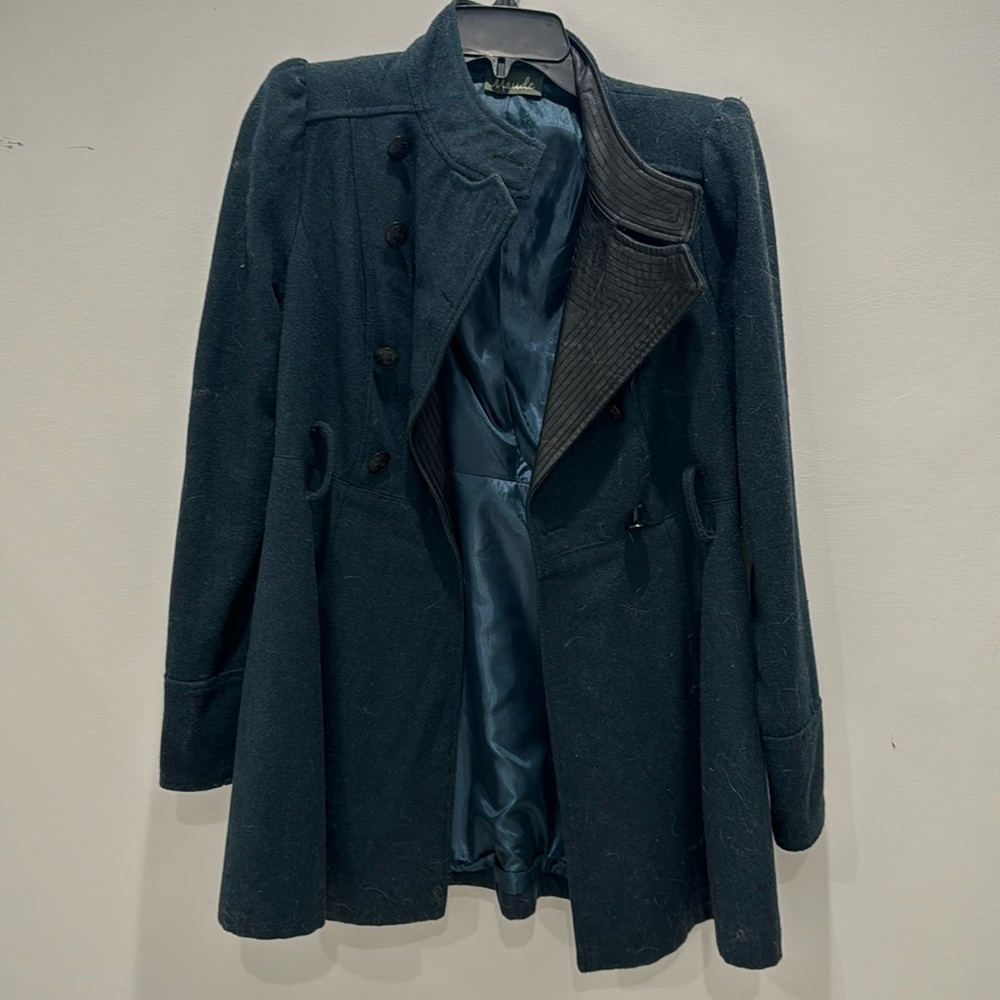 Teal Pea Coat